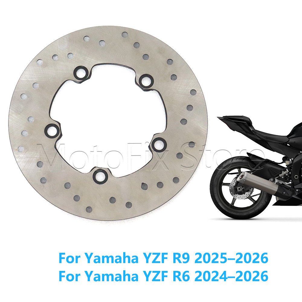 รถจักรยานยนต์ด้านหลังเบรคโรเตอร์สําหรับ Yamaha YZF R1 R6 R9 MT10 SP YZF-R1 YZF-R6 YZF-R9 2003-20026