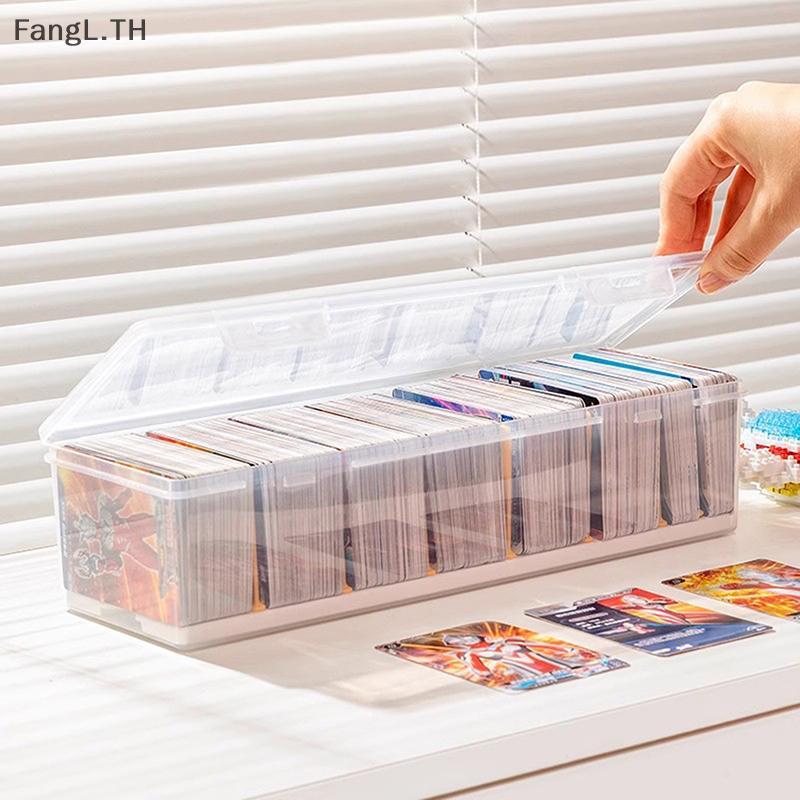 [Well] กล่องเก็บของพลาสติกใสใหม่กล่องจัดระเบียบการ์ดการจําแนกกล่องเครื่องเขียน [ใหม่]