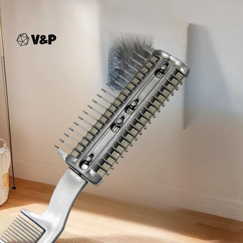 [V&Pt] ที่กันจอนขนสุนัขสัตว์เลี้ยงตัดด้วยมีดโกนกรูมมิ่ง 2 ชิ้นสุนัขบาง Catbs Dog Cat Hair Remover Ha