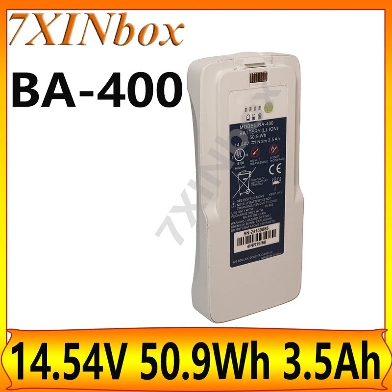 7XINbox BA-400 1400-2010-4 14.54V 50.9Wh 3.5Ah แบตเตอรี่สําหรับ Inogen G4 สําหรับ OxyGo FIT 1400-200