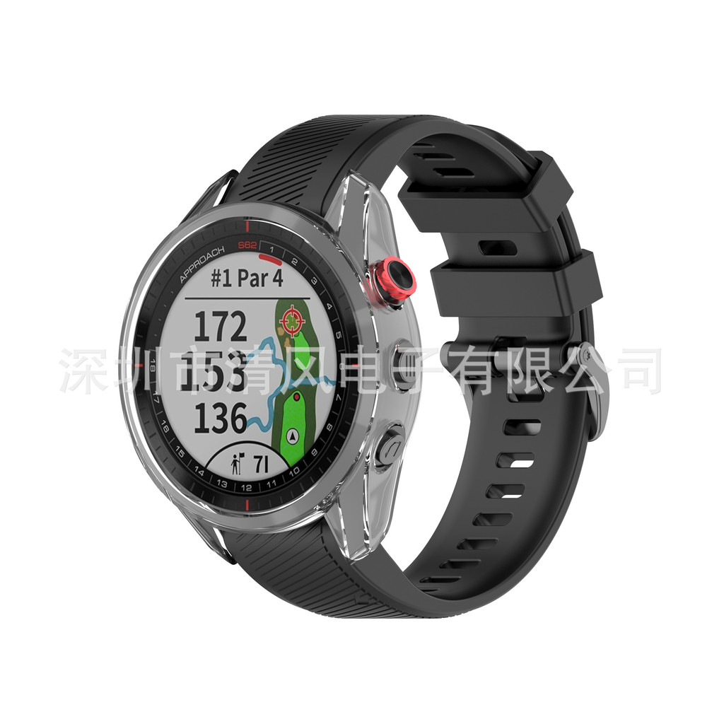 เหมาะสําหรับเคสป้องกันนาฬิกา Garmin approach s62 (TPU) เคสป้องกันครึ่งแพ็ค UHL5