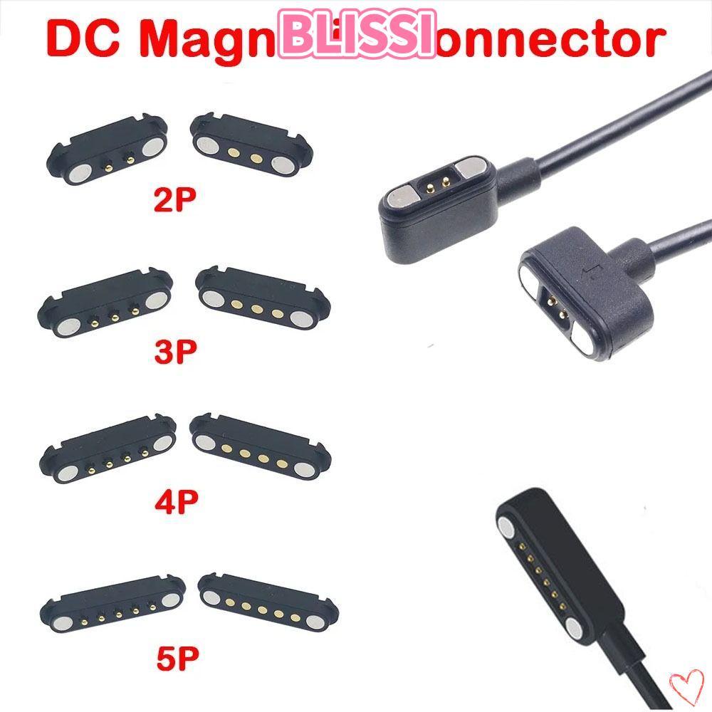 ความสุข‌I Pogopin Magnetic Connector, 2Pin 3Pin 4Pin 5Pin 2A DC Magnetic Pogo Pin Connector, กันน้ํา