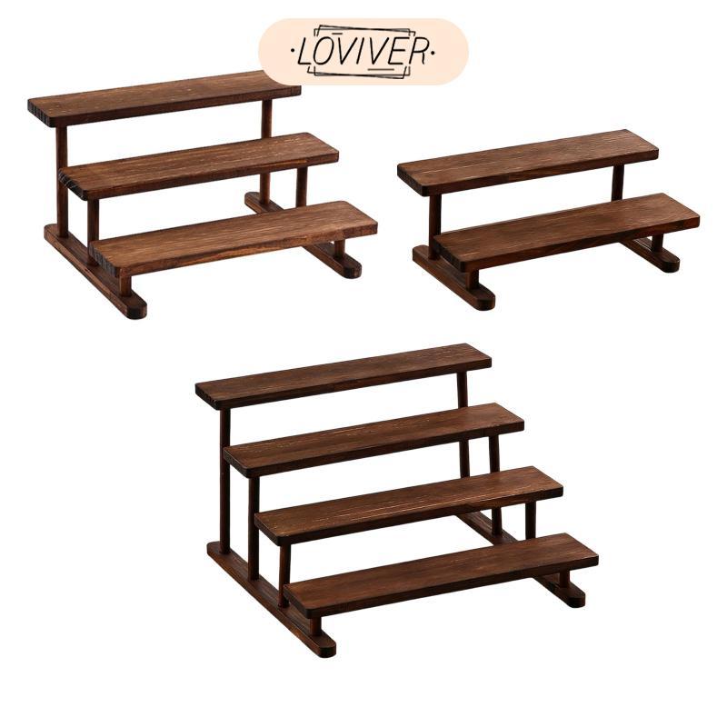 รูปขาตั้งจอแสดงผลจอแสดงผลไม้ Riser ขาตั้ง Tiered น้ําหอม Rack หัตถกรรมเครื่องประดับของเล่นโต๊ะชั้นวางอเนกประสงค์ฟังก์ชั่นปฏิบัติ