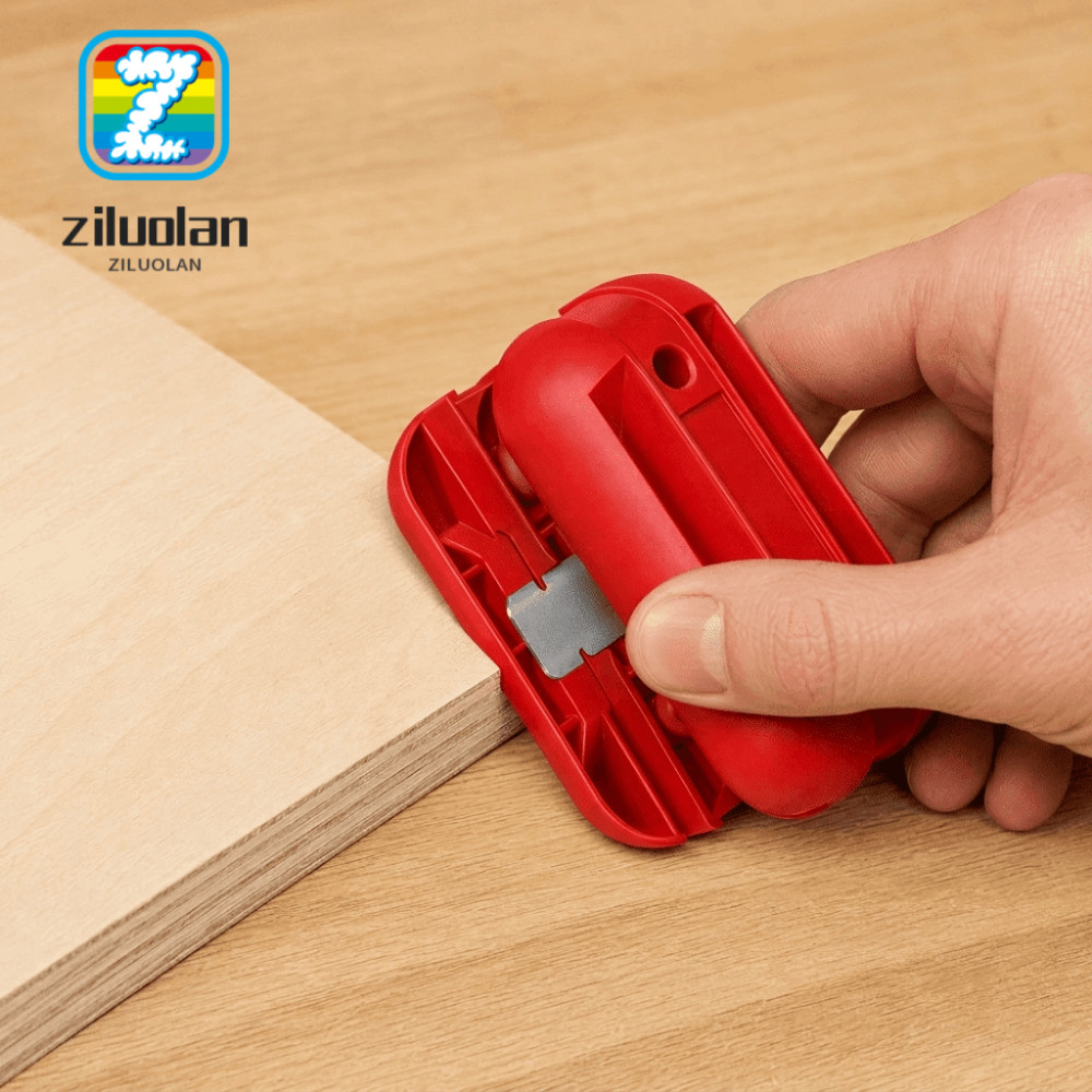 ZILUOLAN เครื่องตัดขอบ,ใบมีดทังสเตนคาร์ไบด์สําหรับทุกทิศทางวีเนียร์ขอบTrimmer, Precision Chamfering 
