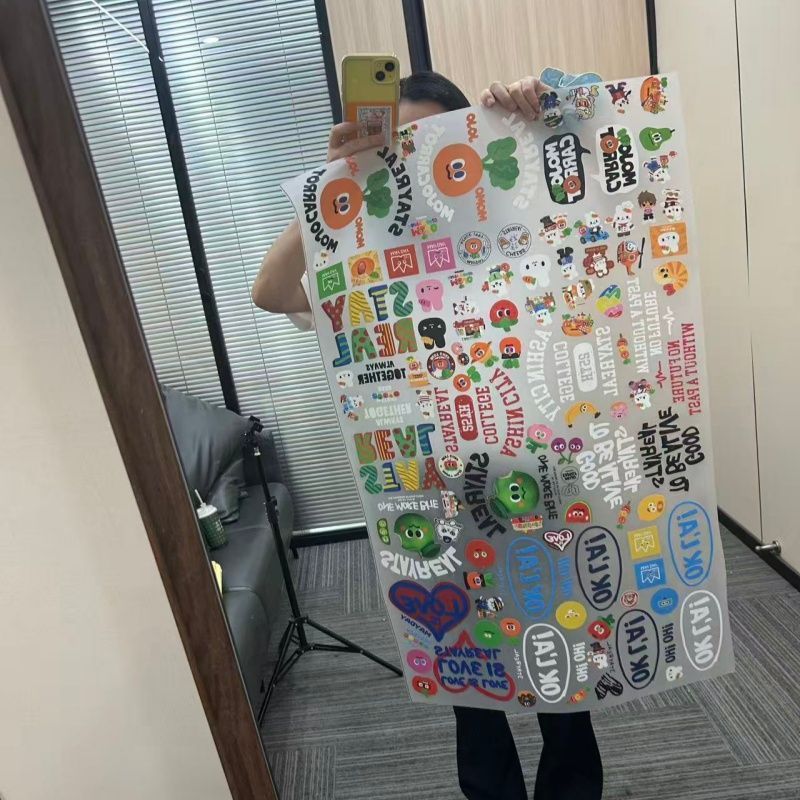 热转印烫画贴五月天歌词贴纸演唱会物料周边卜卜mayday印花贴纸7.21 สติกเกอร์ถ่ายโอนความร้อน, สติกเกอร์ข้อความเพลงของ Mayday, สินค้