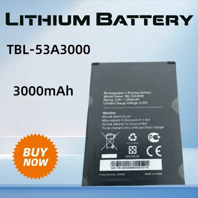 3000mAh สําหรับ TP-LINK M7650 M7450 TBL-53A3000 TBL-53B3000B แบตเตอรี่ลิเธียม