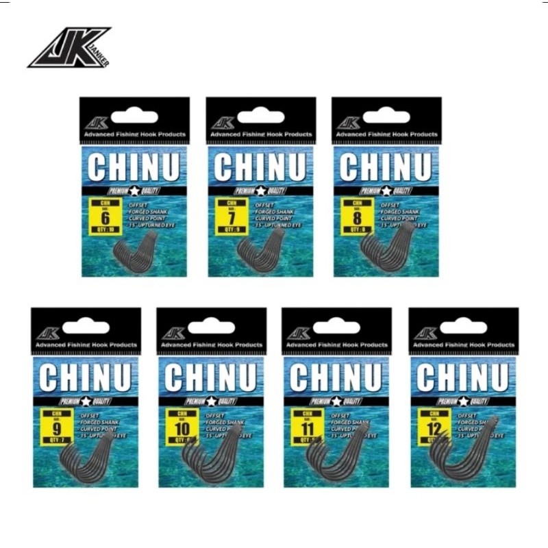 JK JANKER CHINU RINGED FISHING HOOK MATA PANCING IKAN
