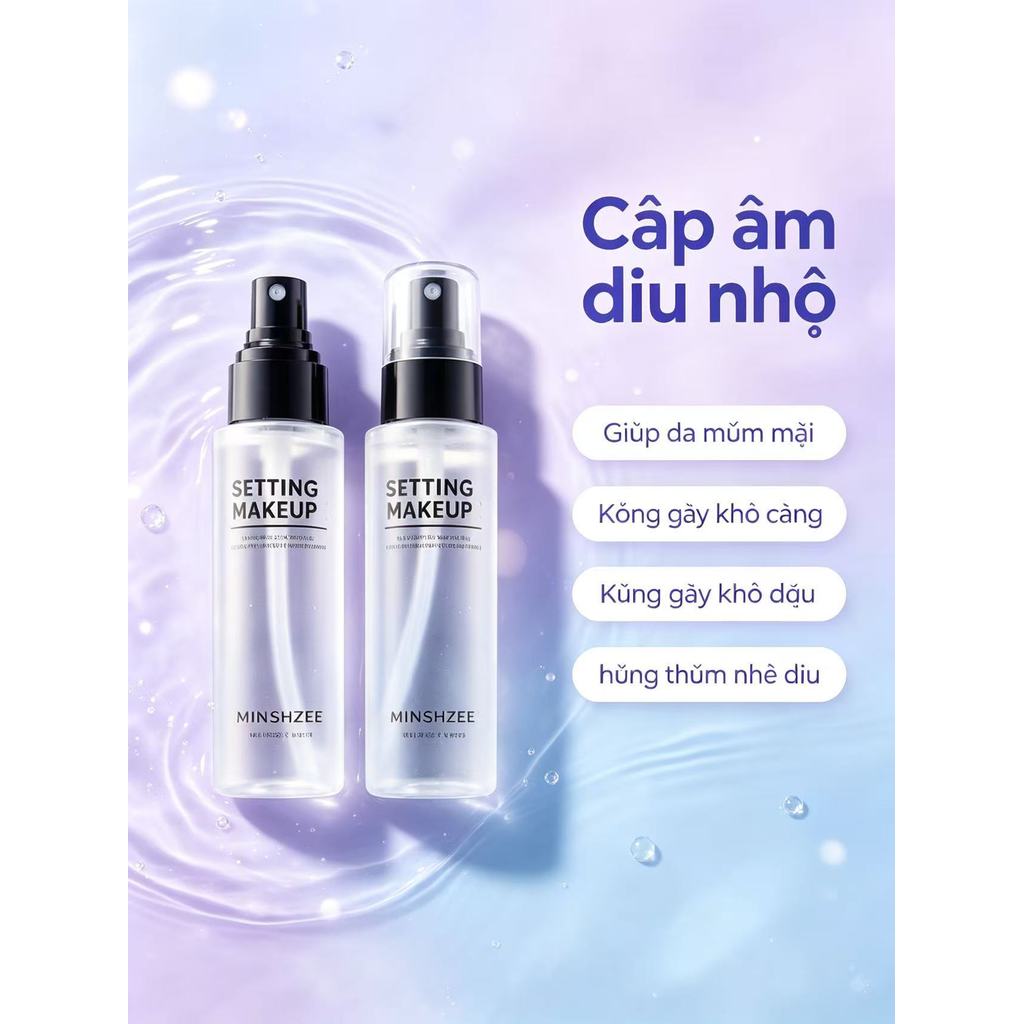 [สเปรย์ให้ความชุ่มชื้น] Soft Focus Fixing Makeup Spray Moisturizing Moisturizing Holding แต่งหน้าไม่