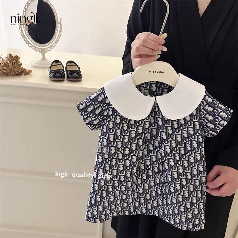 Lemony High Ding Series สาวฤดูร้อนสไตล์ใหม่เด็กสไตล์ตะวันตกชื่อใหญ่ตุ๊กตาปก Jacquard ปกชุดอินเทรนด์