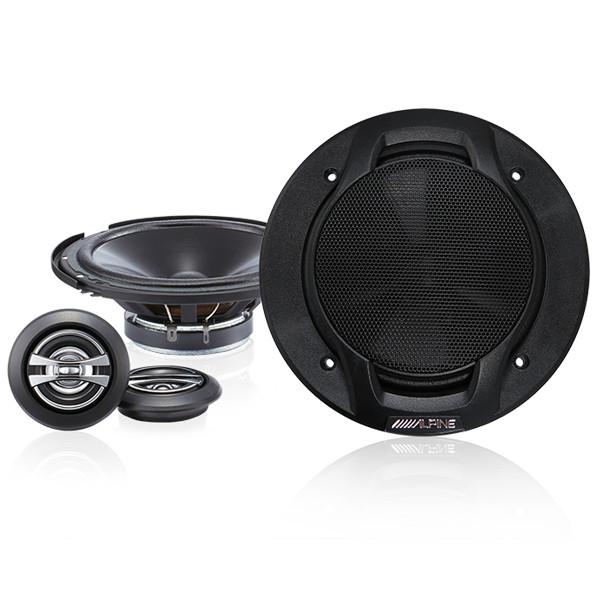 ALPINE SPJ-161CS +ALPINE SPJ-161C2 ลำโพงรถยนต์ 6.5" ได้ทั่งเซต ลำโพงหน้าแยกชิ้น + ลำโพงหลังปกนร่วม