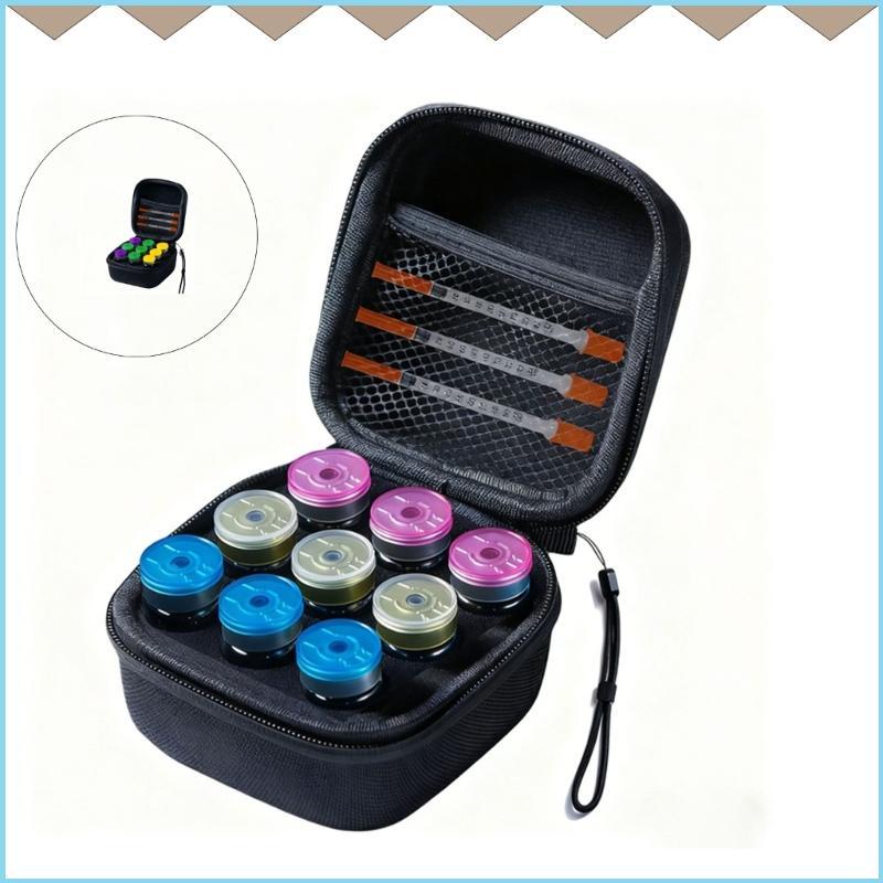 EZR Cooling Travel Coolers Organizers 9 ช่องสําหรับมาตรฐาน Vials สําหรับ Travel Supplies Storage