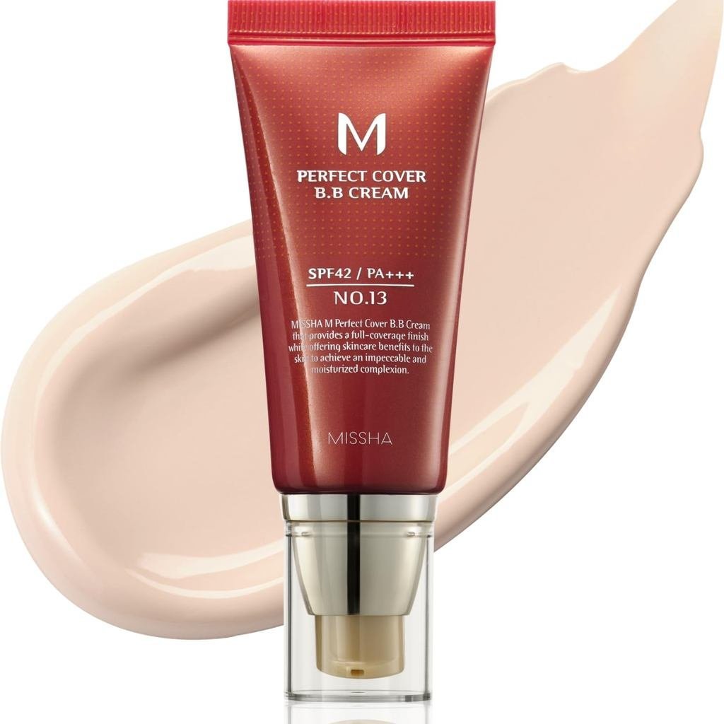 MISSHA M Perfect Cover BB Cream No.23 Natural Beige -Light/Medium with Cool/Neutral Undertone SPF 42