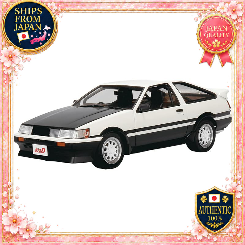 AOSHIMA 1/24 Initial D No.21 Akina Wataru AE86 Levin Volume 25 PS & Rubber Model Kit