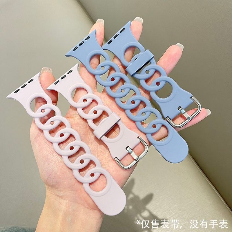 Donut Silicone Breathable Strap เหมาะสําหรับนาฬิกา iWatch 789SEUltra2 Breathable mm67b24
