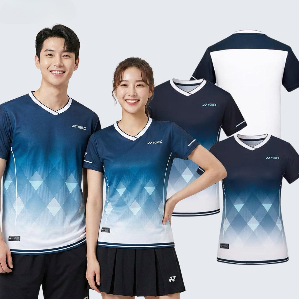 ส่งจากไทย เสื้อแบดมินตันเกาหลี ผ้าดีงาม แท้ เสื้อแบดเทนนิส Lee yong dea เสื้อกีฬา เสื้อเทนนิสผ้าดี
