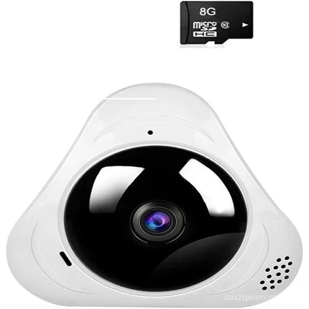 360 องศา WiFi กล้องพาโนรามา 1080P ป้องกันความปลอดภัย Fisheye IP 3MP สมาร์ท Home Night Vision กล้องวง
