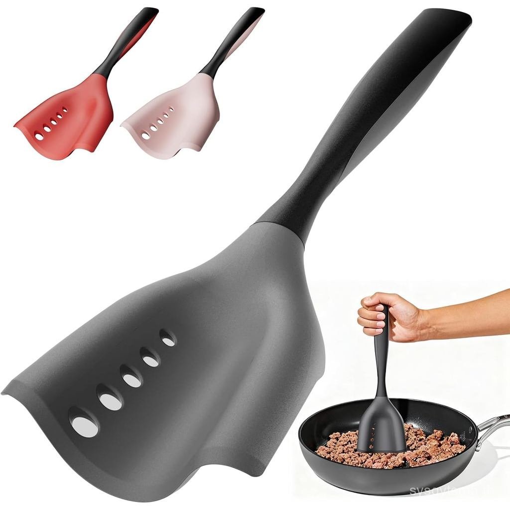 Shredder Burger และบด Scratch Non-Grinder สีชมพูเครื่องครัวเครื่องมือทนความร้อน Burger Machine มันฝร