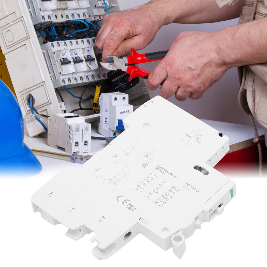 Circuit Breaker Contact เปลี่ยนการติดตั้งสําหรับ Schneider Ic65 AC240V/AC415V/DC130V/DC60V IC60L MA 