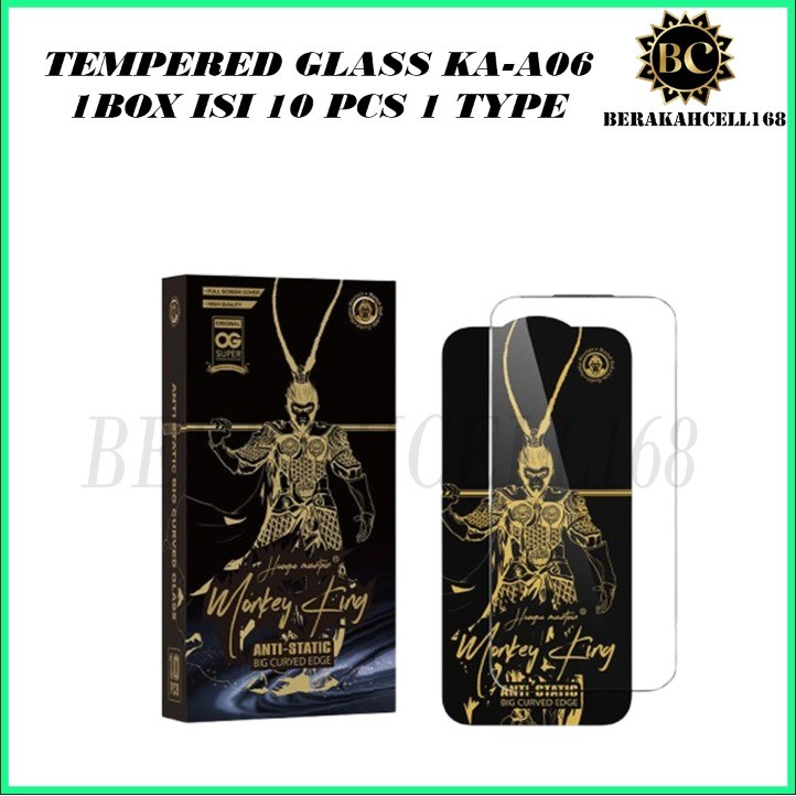 10PCS 1BOX KA-A06 TEMPERED GLASS ESD MONKEY KING สําหรับ OPPO FIND X9 X9S FIND X8 RENO 16F RENO 15 1