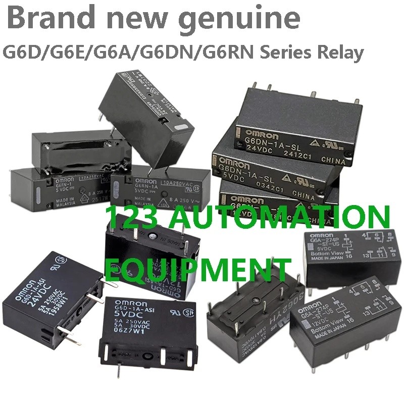 10PCS ใหม่แท้ Omron G6A-274P-ST-US G6D-1A-ASI G6E-134P-US G6DN-1A-SL G6RN-1 Miniature รีเลย์ DC รีเล