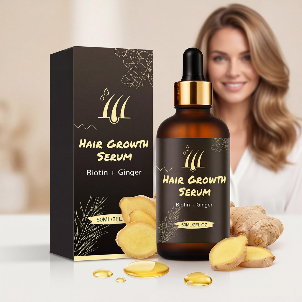 [คลังสินค้าพร้อม] Hair Essence Ginger Essence Moisturizing Scalp Hair Root Care Essence Fluffy Soft 