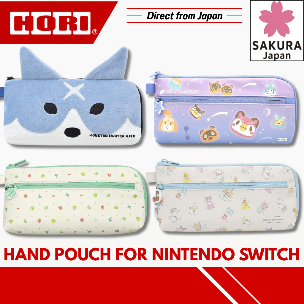 Hand Pouch for Nintendo Switch - Animal Crossing: New Horizons / Pikmin 4 / Monster Hunter Rise (Pal