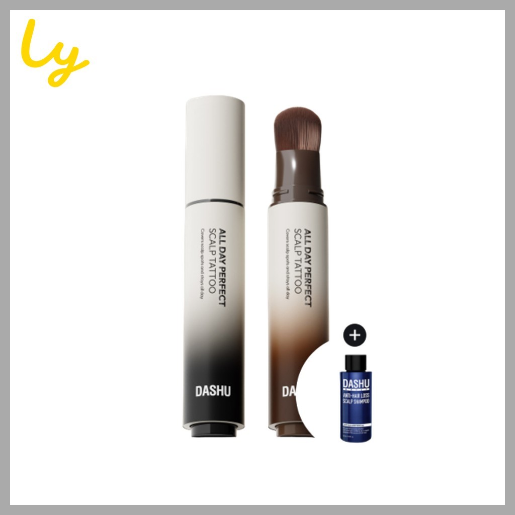 [dashu] All Day Perfect Scalp Tattoo, 20g, Natural Black/Natural Brown, 1 ชิ้น / Korean Scalp Tattoo