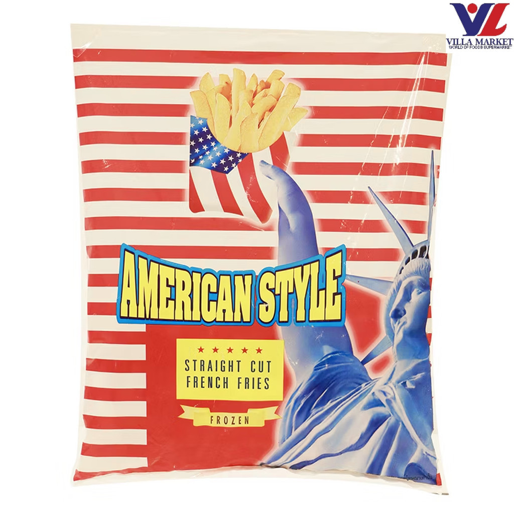 American Style Straight Cut French Friesเฟรนช์ฟรายส์หั่นเส้นตรงสไตล์อเมริกัน French Fries