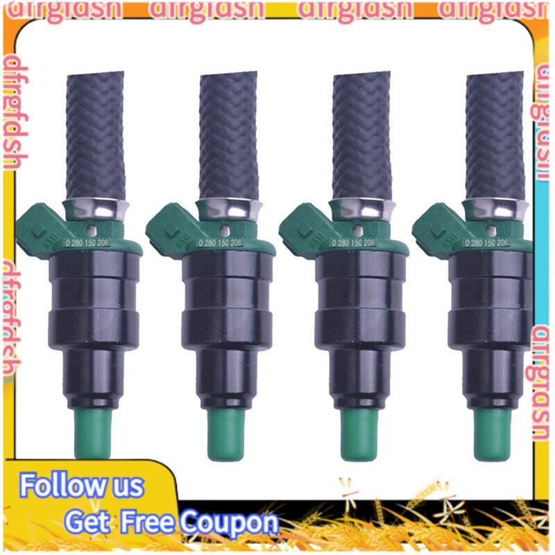 D&F4PCS 0280150206  หัวฉีดสําหรับ VANAGON 83-91 2.1L 1.9L ค่าฉีด 025906031