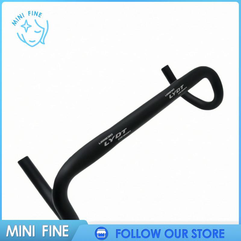 [minifine] 31.8 มม. Flared Drop Bar อลูมิเนียมอัลลอยด์ Drop Bar พร้อมแฮนด์ Ergonomic พร้อม Flare Sta