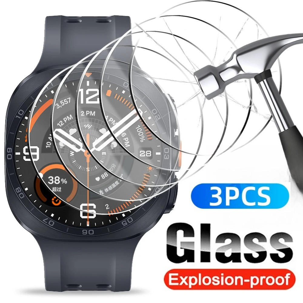 1-3Pcs Premium กระจกนิรภัยสําหรับ Samsung Galaxy Watch Ultra2 HD Clear สมาร์ทนาฬิกาป้องกันหน้าจอสําหรับ Samsung Galaxy Watch 9 44 มม.40 มม.ความแข็งฟิล์มแก้ว