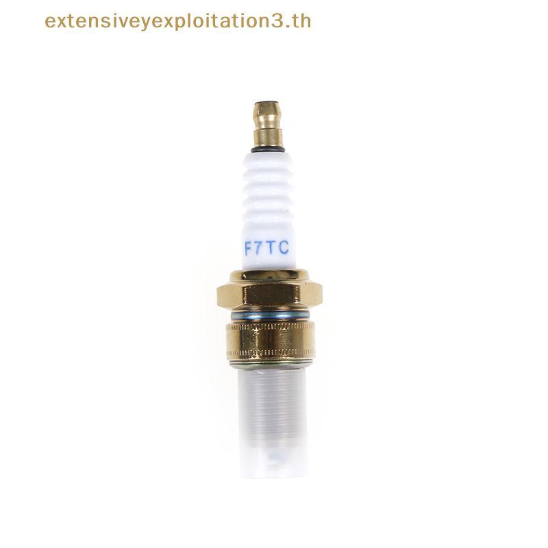 # Home EE # หัวเทียนเคลือบทอง F7TC สําหรับชิ้นส่วนเครื่องยนต์เบนซิน