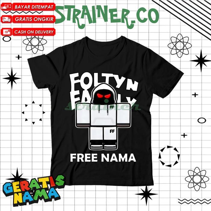 Roblox Foltyn Family KEREN -  Perempuan Motif Youtuber Gaming Foltyn Family Keren Viral UNISEX   FAS