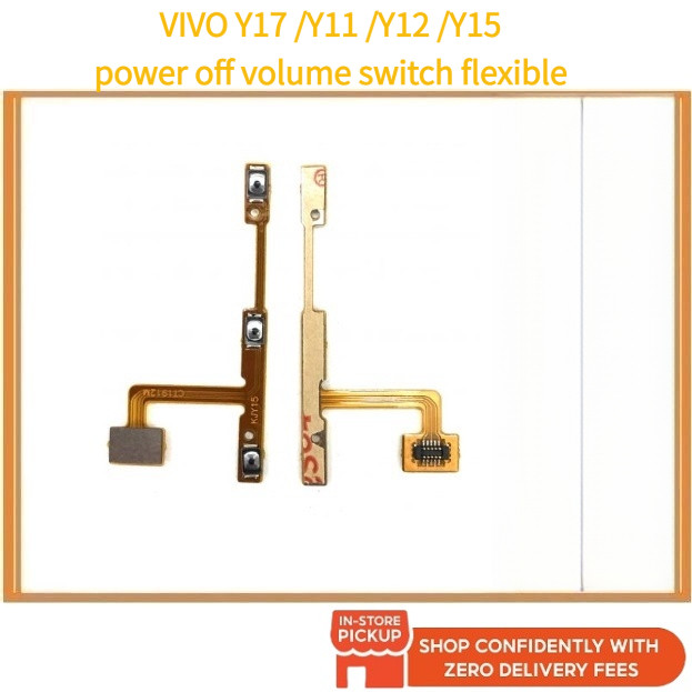 เข้ากันได้กับ VIVO Y17 2019/Y11 2019/Y12 2019/Y15 2019 ปิดสวิตช์ระดับเสียงสายยืดหยุ่น