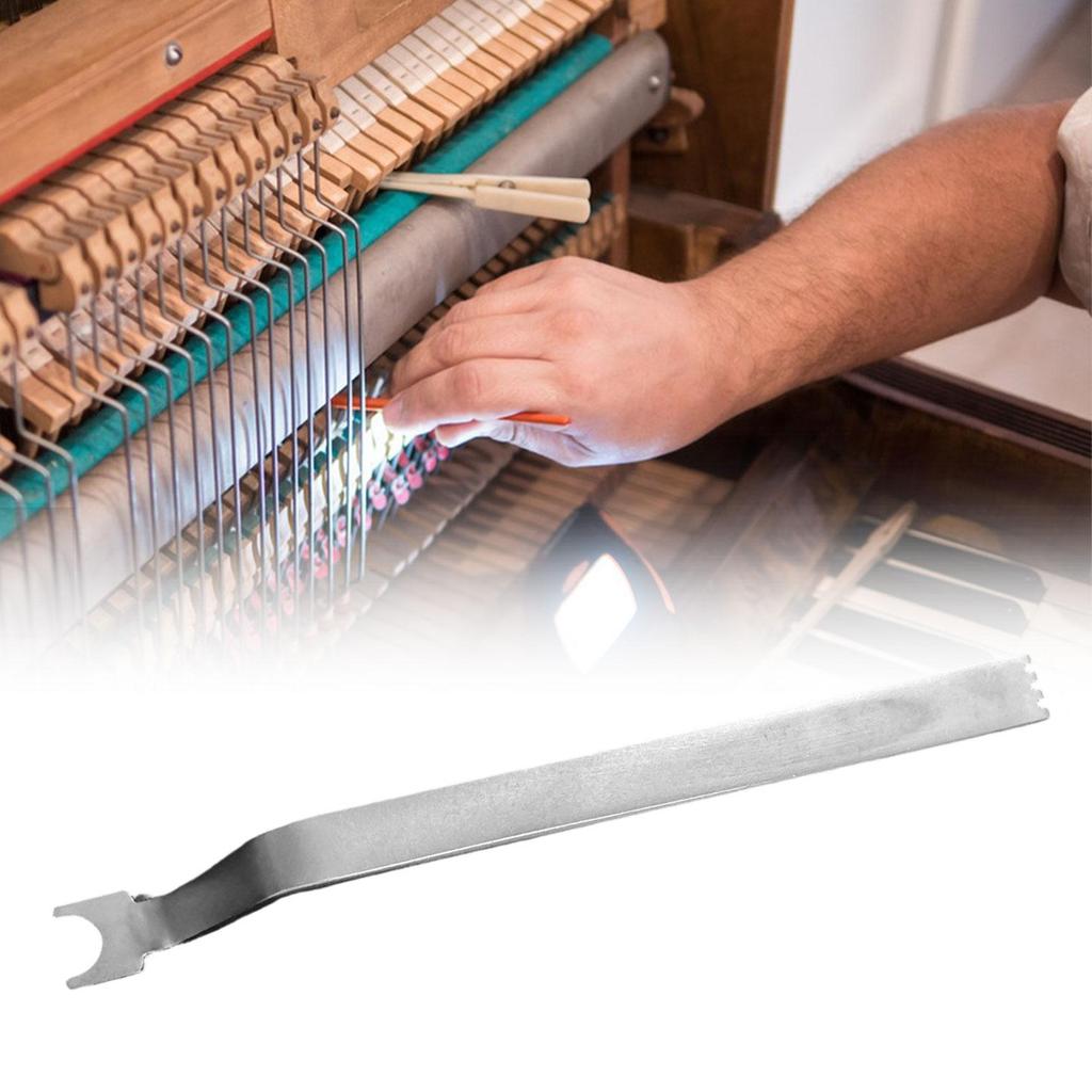 [zcins] Professional เปียโน String Hook Tuner หมุนเวียน Spacing Gauge String Arranger เครื่องมือโลหะ