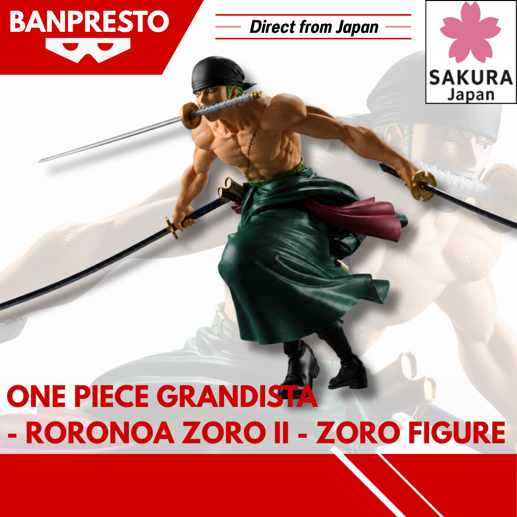 One Piece Grandista - Roronoa Zoro II - Zoro Figure
