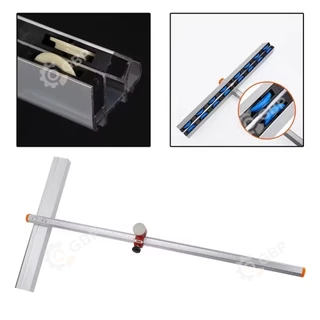 เครื่องตัดกระจก แท่นตัดกระเบื้อง ที่ตัดกระจก ตัวที 90cm ที่ตัดกระเบื้อง เครื่องตัดกระเบื้อง มีดดันกระจกความแม่นยําสูงคู่