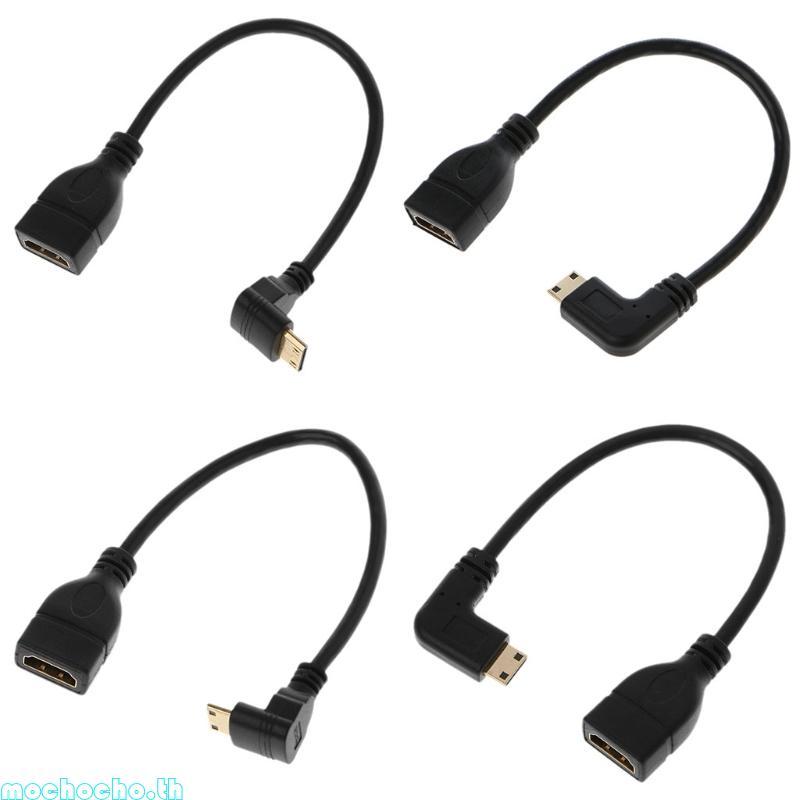 Mocho 90 องศามุม Mini USB ชายกับหญิง