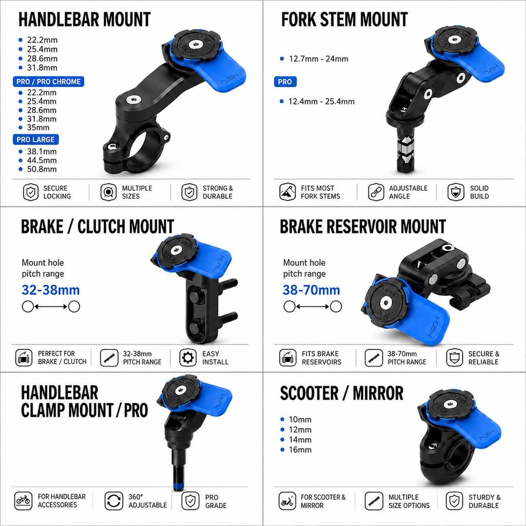 QL MOTORCYCLE QUAD MOUNT LOCK