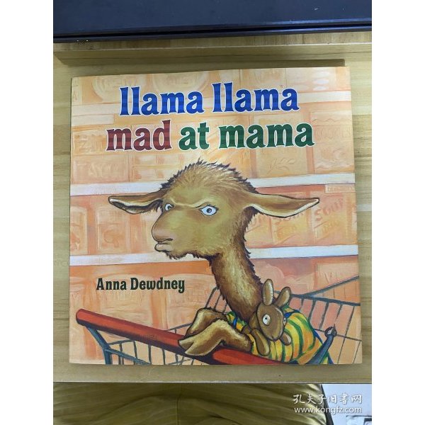 ภาษาอังกฤษต้นฉบับ Llama Llama Mad at Mama Alpaca Lamadney เด็ก Air หนังสือภาพเด็ก Anna Dewdney [ปกแข
