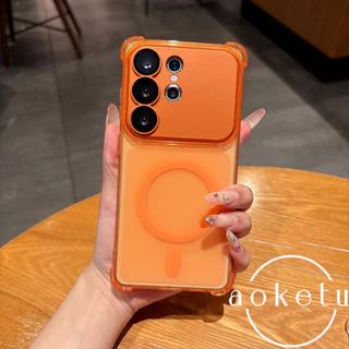 Creative 2-in-1 case เคสโทรศัพท์เลนส์แบบถอดได้เหมาะสําหรับ Galaxy S24 25 26 ultra matte รวมทุกอย่างซิลิโคนอ่อนนุ่ม