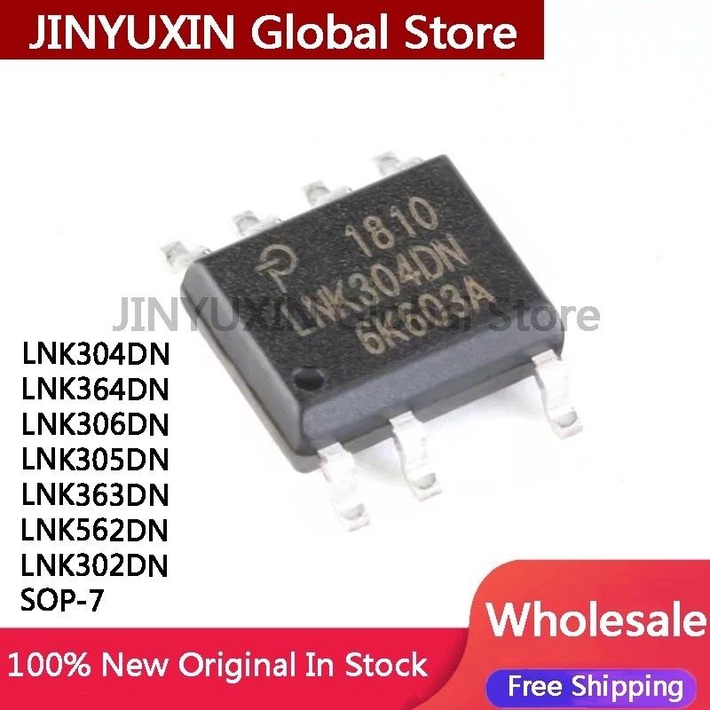 5 ชิ้น LNK304DN LNK364DN LNK306DN LNK305DN LNK363DN LNK562DN LNK302DN SOP-7 IC ในสต็อกขายส่ง