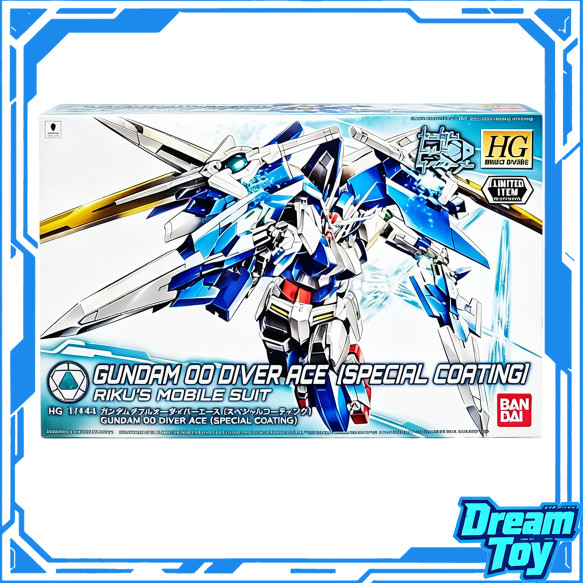 Bandai HGBD Gundam 00 Diver Ace [เคลือบพิเศษ] ชุดโมเดลจํากัด