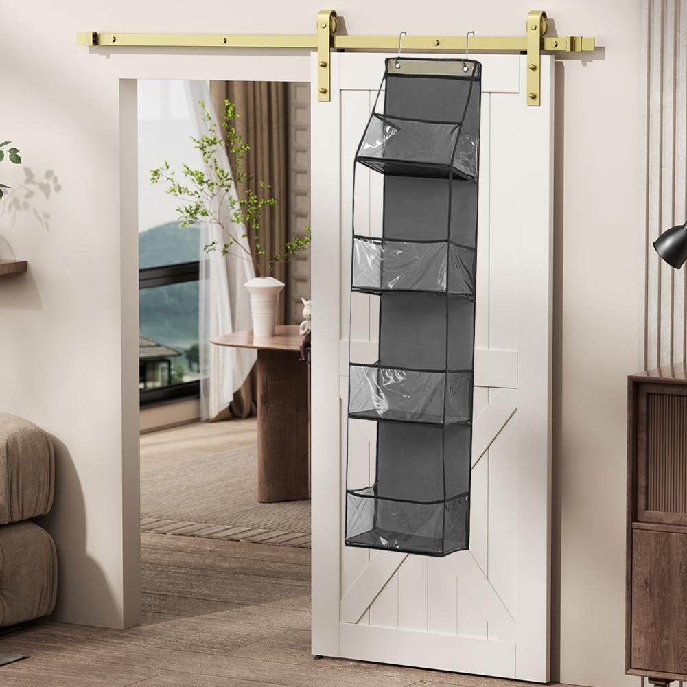Over ประตู Multi Layer Organizer สําหรับกระเป๋าของเล่นเสื้อผ้าแขวนติดผนังชั้นวาง D2t3