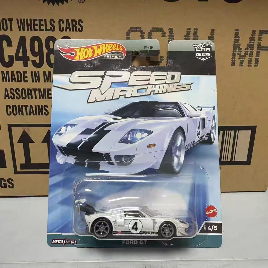 จัดส่งในวันเดียวกัน [ล้อร้อน] -FPY86-Car Culture Speed Machine-FORD FORD GT Alloy Car Model Boy Toy