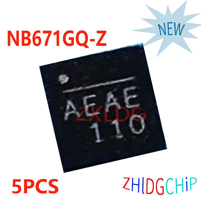 5PCS ใหม่เอี่ยม NB671GQ-LF-Z NB671 AEAE AEAD AEAF QFN16