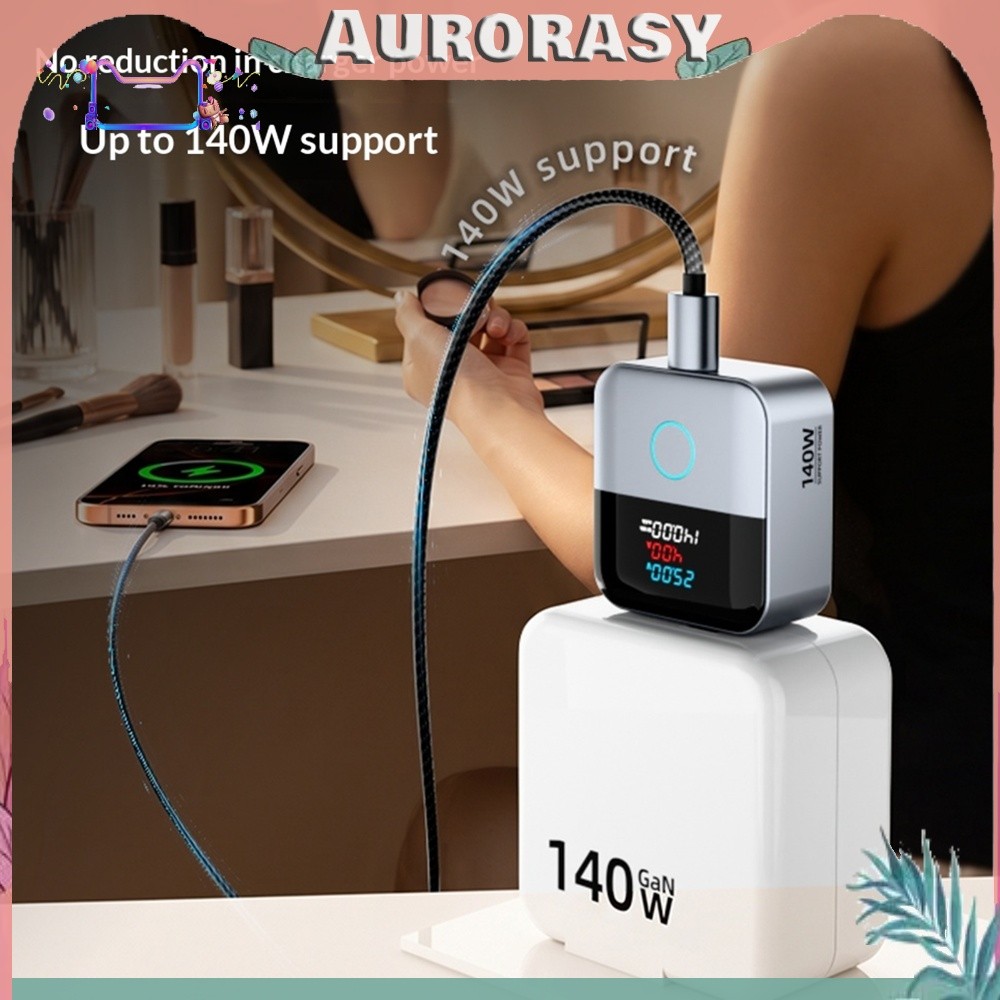 ❤140W ปิดอัตโนมัติ Charger Protector USB-C Fast Charger สําหรับโต๊ะข้างเตียง Travel แท็บเล็ตโทรศัพท์