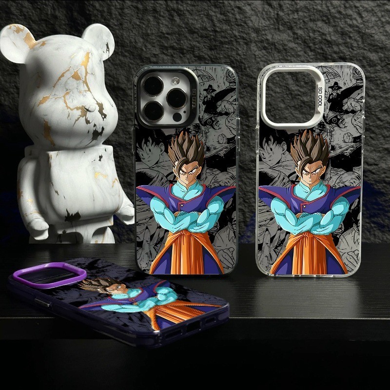 อะนิเมะสไตล์การต่อสู้ท่าทางการ์ตูนกันกระแทกเคสโทรศัพท์ใหม่เหมาะสําหรับ วิฟ/ย312025 5G/Y192025 5G/Y77