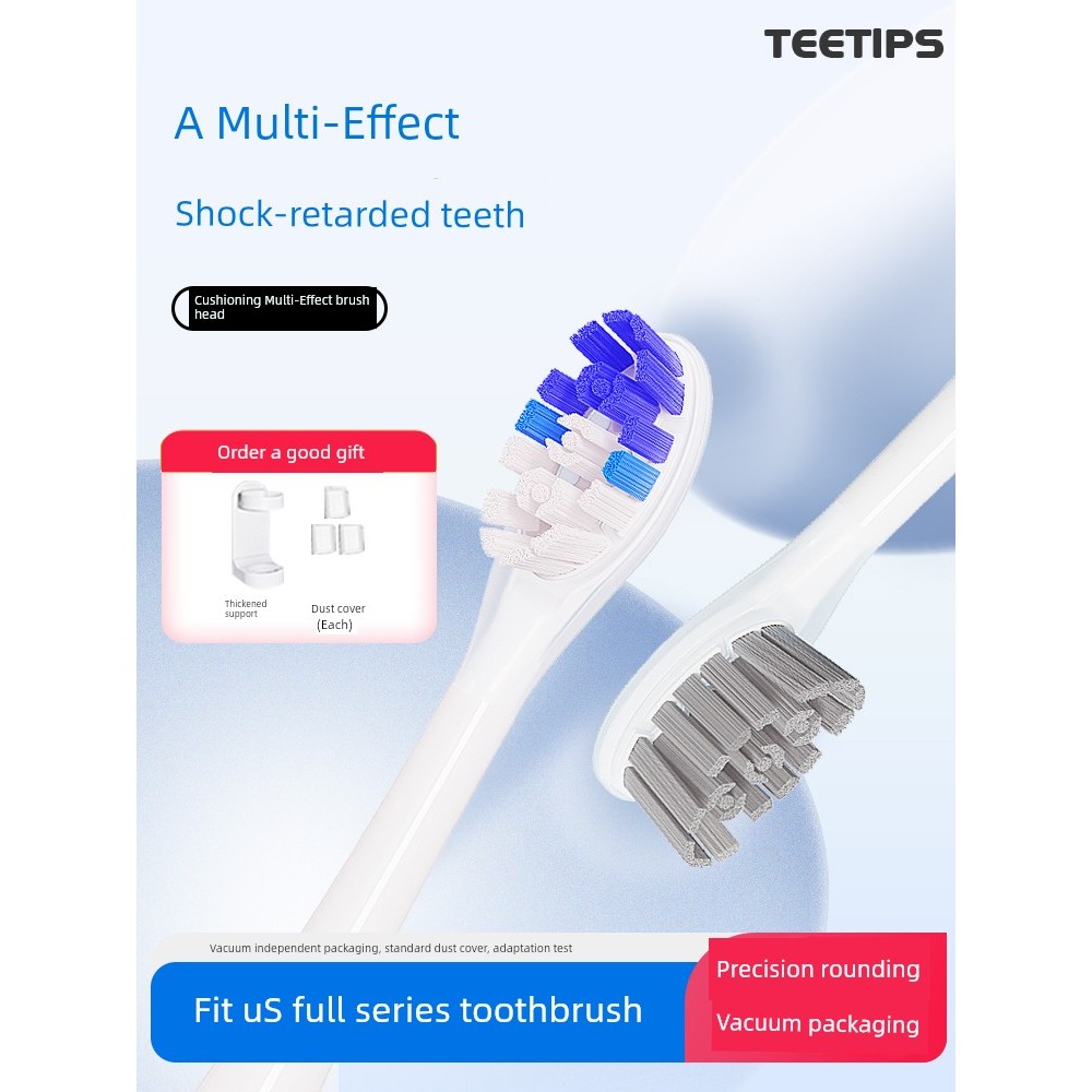 TEETIPS ปรับให้เข้ากับ Smile Plus usmile หัวแปรงสีฟันไฟฟ้า Y1S/F10/P10/P20/Y10pro เปลี่ยน