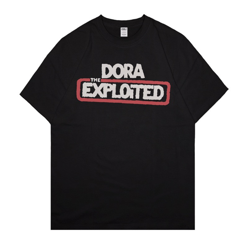 Dora เสื้อยืด Boxy สําหรับผู้ชาย Exploited Verse 2